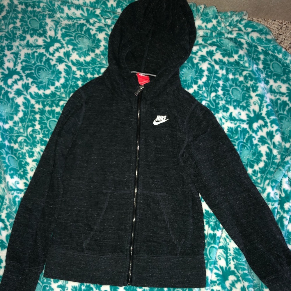 Black nike zip up
